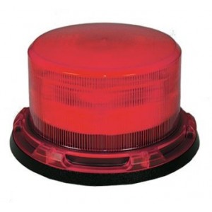 9-32VDC- RED- BEACON- 8 Flash Patterns Magnetic MOUNT- IP6
