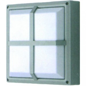20W 95-240VAC LED BULKHEAD-SQUARE-QUARTERED