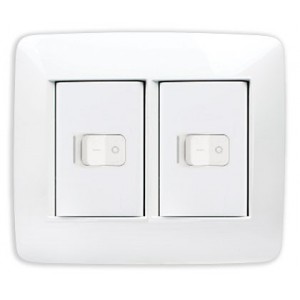 COMPLETE 4X4 2x DOUBLE POLE ISOLATOR 40A WHITE