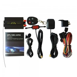 GPS SMS Tracker with Remote Control and free  PC Software Google Maps link for real time tracking - TK103B