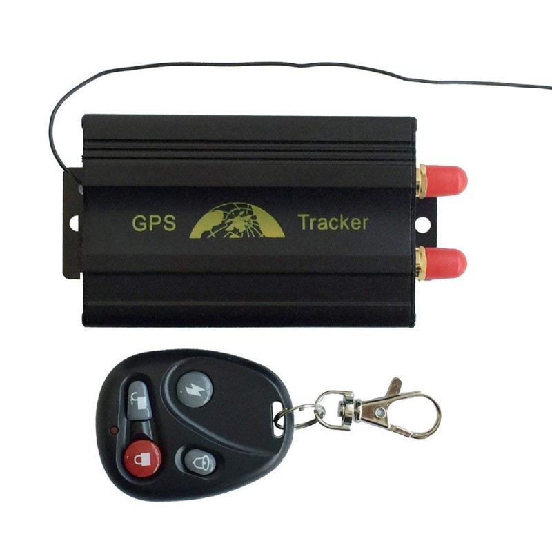 GPS SMS Tracker with Remote Control and free  PC Software Google Maps link for real time tracking - TK103B