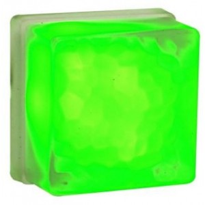 GREEN LED BRICK LIGHT 100x100x50 IP65