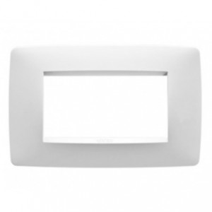 Chorus One 4-GANG Cover Plate Milk White