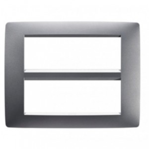 Chorus One 12-GANG Cover Plate Milk Titanium