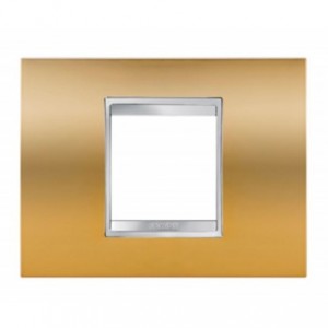 Chorus Lux 2-GANG Cover Plate Gold