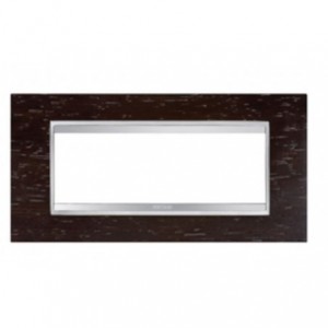 Chorus Lux 6-GANG Cover Plate Wenge
