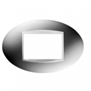 Chorus Art 3-GANG Cover Plate Chrome