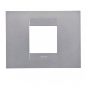 Geo Plate 2-GANG Titanium