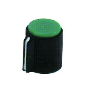 KNOB GREEN FOR 6mm SHAFT