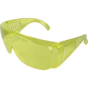 Safety Glasses With Side Shield Amber