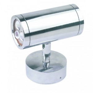 GREEN 230V 6xLED S/STEEL LIGHT FITTING  IP44