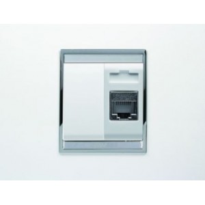 RJ11 Socket And Blank Kit Chorus Lux White