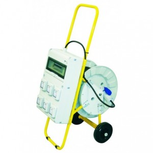 Q-DIN Mobile Dist Board 1-PH C/W 33M Reel IP44