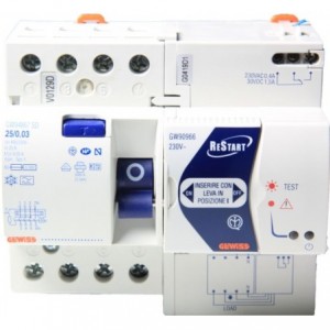 4P 25A 30mA RESTART PRO