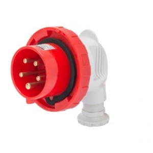 16A 3P+N+E 400V 90DEG Plug IP67 6H