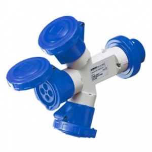 16A 2P+E 230V MOD.3-OUT SOCK.IP67