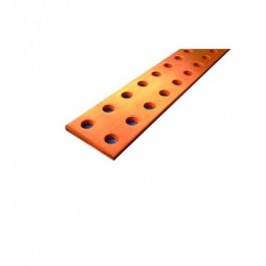 Copper Bar Double Perforated 100X5X1750MM