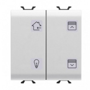 Knx Easy 4-CHANNEL With Interchangeable Symbols White