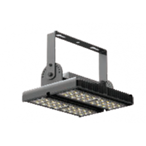 90/264VAC Cool White LED Alum. Flood Light 74W IP65