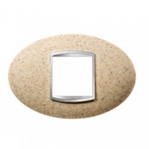 Chorus Art 2-GANG Cover Plate Sand Stone