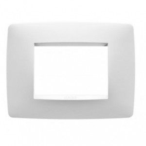Chorus One 3-GANG Cover Plate Milk White