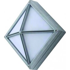 20W 95-240VAC LED BULKHEAD-DIAMOND-QUARTERED