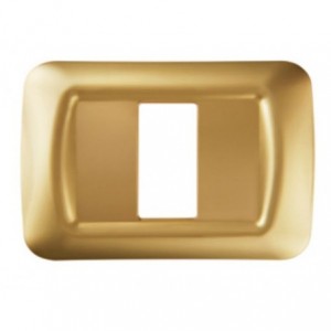 Top System 1 Gang Plate - Antique Gold