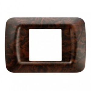 Top System 2 Gang Plate - English Walnut