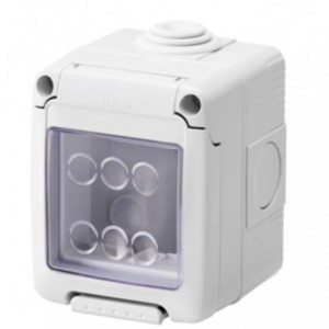 2 Gang Horizontal Enclosure IP55