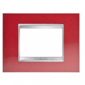 Lux Plate 3P Metal Red Glamour