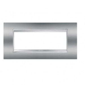 Chorus Lux 6-GANG Cover Plate Chrome