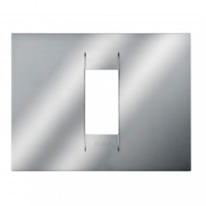 Geo Plate 1-GANG Chrome