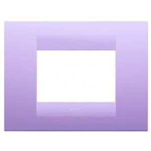 Geo Plate 3-GANG Amythyst Purple