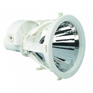 RECESSED DOWNLIGHT SILVER 180x226MM E27