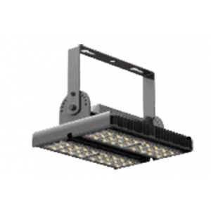 90/264VAC Warm White LED Alum. Flood Light 74W IP65