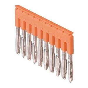 10MM Spacing PLUG-IN Jumper Bar Orange 10-WAY