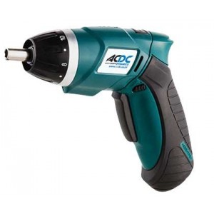3.6V Cordless Screwdriver 1/4" Hex C/W 55 PC Bit Set