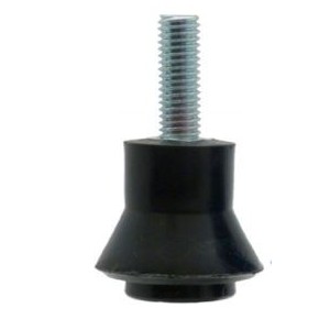 10mm BLACK PLASTIC INSULATOR M-F