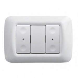 System 2-CH Rf PUSH-BUTTON Panel White