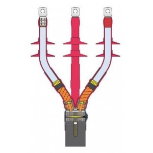 11KV 3C Outdoor H. Shrink Xlpe Termination 800MM Tail 50-120