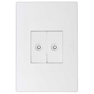 2 Lever Smart Switch 2X4 White Orion PRE-ASS.
