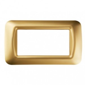 Top System 4 Gang Plate - Antique Gold