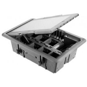 Stainless Steel COVER- 16 MOD- Floor Box