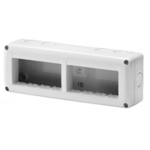 8(2x4) GANG HORIZONTAL ENCLOSURE IP40