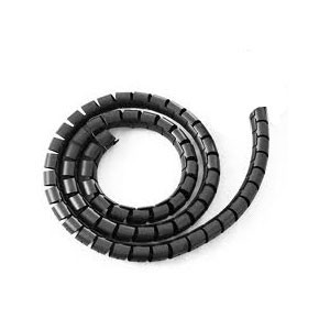 12mm Cable Spiral Binding Small 1m Black