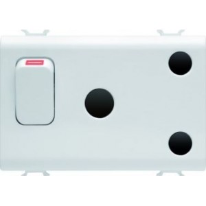 Sa 16A 3P Socket Outlet 3 Gang White