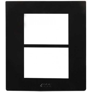 Black 4X4 6 Gang Cover Plate