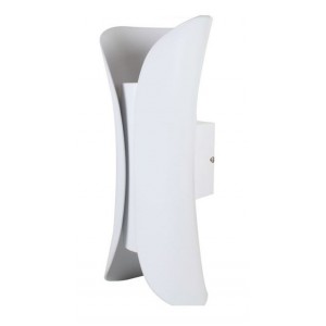 230VAC 2X7W Cool White LED Wall Light Matt White