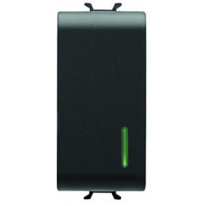 Chorus 1-WAY 1P 16AX Illuminable Switch Black