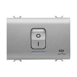 Double Pole Isolator 40A 3 Gang Titanium